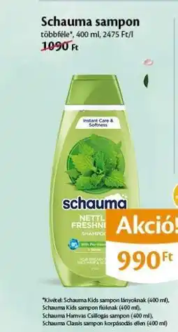 EcoFamily SCHAUMA Sampon ajánlat