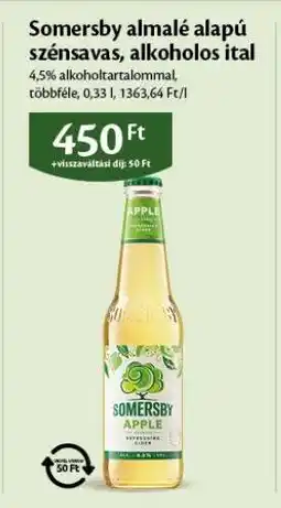 EcoFamily Somersby almale alapú szénsavas, alkoholos ital ajánlat