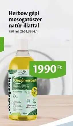 EcoFamily Herbow gépi mosogatószer natúr illattal ajánlat
