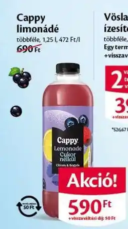 EcoFamily CAPPY Limonádé ajánlat
