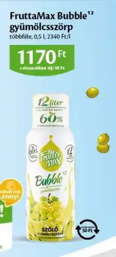 EcoFamily FruttaMax Bubble¹² gyümölcsszörp ajánlat