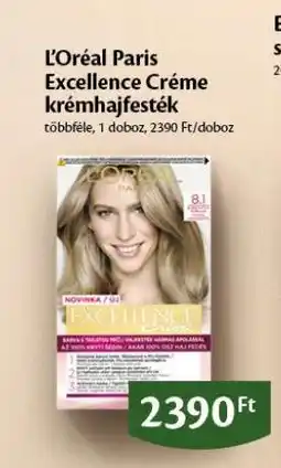 EcoFamily L'Oréal Paris Excellence Créme krémhajfesték ajánlat