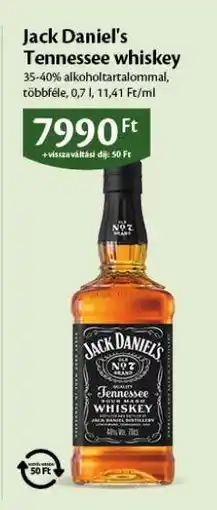 EcoFamily Jack Daniel's Tennessee whiskey ajánlat