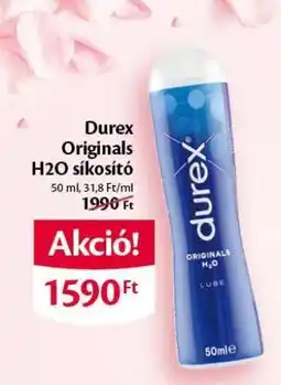 EcoFamily Durex Originals H2O síkosító ajánlat
