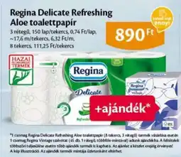 EcoFamily REGINA DELICATE REFRESHING ALOE TOALETTPAPÍR ajánlat