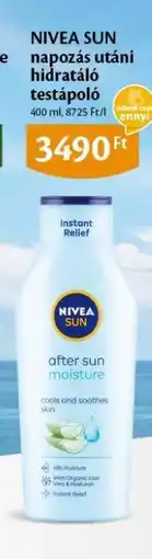 EcoFamily Nivea Sun napozás utáni hidratáló testápoló ajánlat