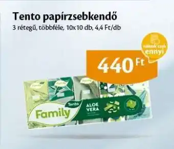 EcoFamily Tento papír zsebkendő ajánlat