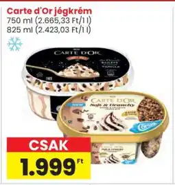 Interspar CARTE D'OR Jégkrém ajánlat