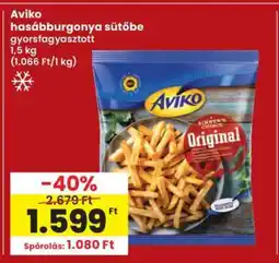 Interspar Aviko hasábburgonya sütőbe ajánlat