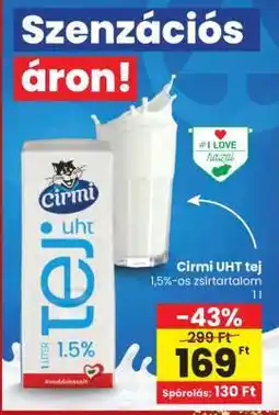 Interspar Cirmi UHT tej ajánlat