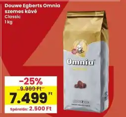 Interspar Douwe Egberts Omnia Szemes Kávé ajánlat