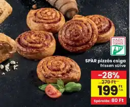 Interspar SPAR pizzás csiga ajánlat