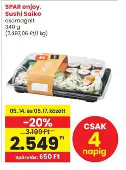 Interspar SPAR enjoy. Sushi Saiko ajánlat