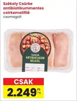 Interspar Székely Csirke antibiotikummmentes csirkemellfilé ajánlat
