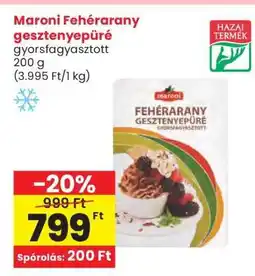 Interspar Maroni Fehérarany gesztenyepüré ajánlat