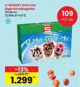Interspar S-BUDGET Mini Mix jégkrémválogatás ajánlat