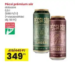 Interspar Pécsi Prémium sör ajánlat