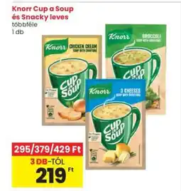 Interspar Knorr Cup a Soup és Snacky leves ajánlat