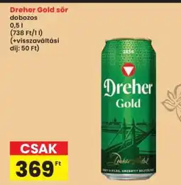 Interspar Dreher Gold sör ajánlat