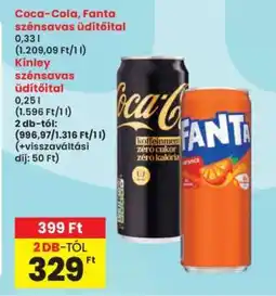 Interspar Coca-Cola, Fanta szénsavas üdítőital ajánlat