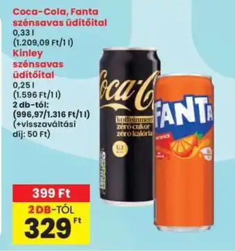 Interspar Coca-Cola, Fanta szénsavas üdítőital ajánlat