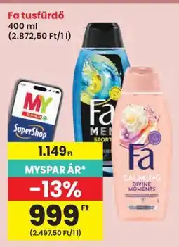Interspar Fa tusfürdő ajánlat