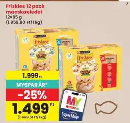 Interspar Friskies 12 pack macskaeledel ajánlat