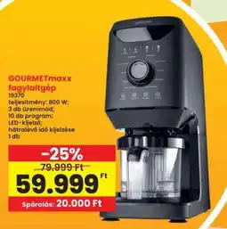 Interspar GOURMETmaxx fagylaltgép ajánlat