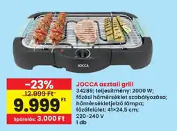 Interspar Jocca asztali grill ajánlat