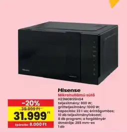 Interspar Hisense Mikrohullámú sütő H23MOBS5HG4 ajánlat