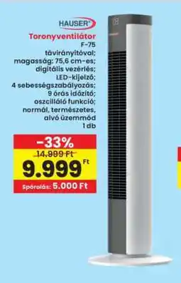 Interspar Toronyventilátor F-75 ajánlat