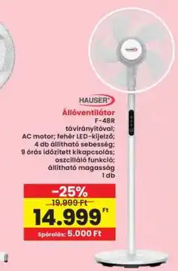 Interspar Állóventilátor F-48R ajánlat