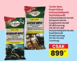 Interspar Turtle Wax Fresh Shine műszerfalápoló, tisztítókendő ajánlat