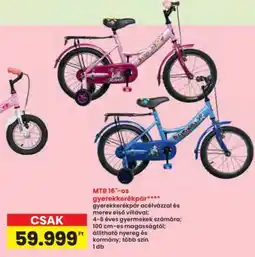 Interspar MTB 16-os gyerekkerékpár ajánlat