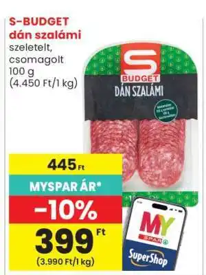S-BUDGET dán szalámi