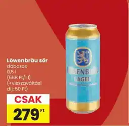 Spar Löwenbräu sör ajánlat