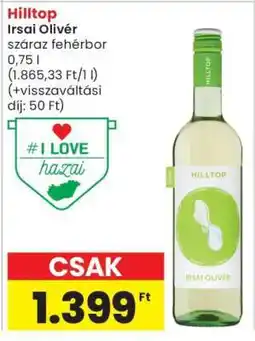 Spar HILLTOP Irsai Olivér ajánlat