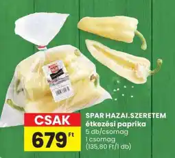 Spar SPAR HAZAI.SZERETEM étkezési paprika ajánlat