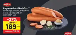Spar Regnum lecsókolbász ajánlat