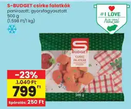 Spar S-BUDGET csirke falatkák ajánlat