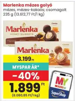 Spar Marlenka Mézes Golyó ajánlat