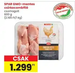 Spar SPAR GMO-mentes csirkecombfilé ajánlat