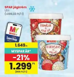 Spar SPAR jégkrém ajánlat
