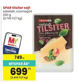 Spar SPAR tilsiter sajt ajánlat