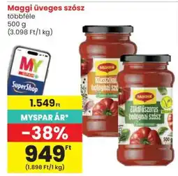Spar Maggi üveges szósz ajánlat
