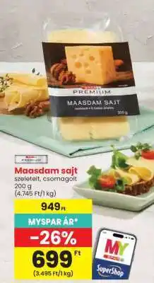 Spar Maasdam sajt ajánlat