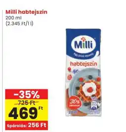 Spar MILLI HABTEJSZÍN ajánlat