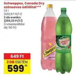 Spar Schweppes, Canada Dry szénsavas üdítőital ajánlat