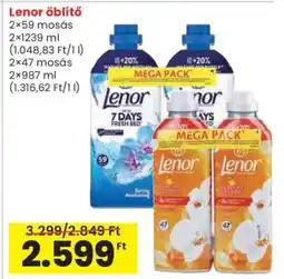 Spar LENOR Öblítő ajánlat