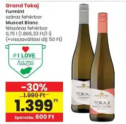 Spar Grand Tokaj Furmint / Muscat Blanc ajánlat